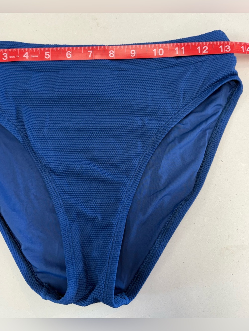 Tommy Bahama Island Cays High Waist Bikini Bottoms Indigo Tide Blue - Picture 7 of 8
